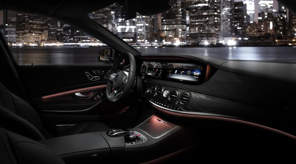 Mercedes interior in New York